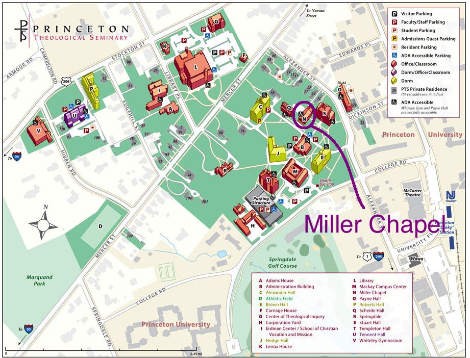 PTS map showing Miller Chapel